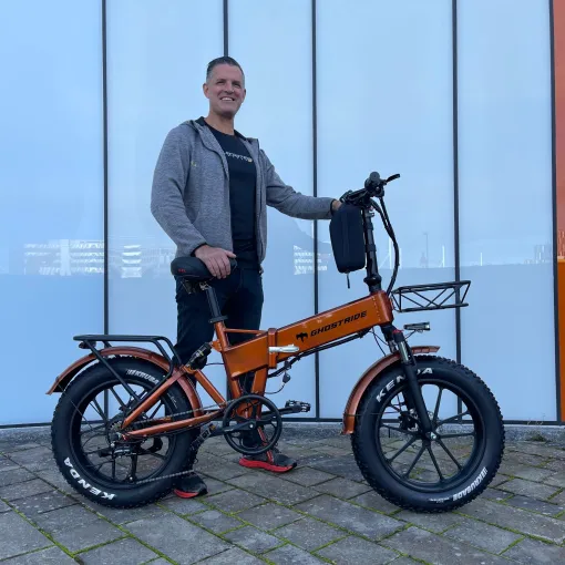 Elscooter Sweden lanserar den nya hopfällbara elcykeln – Ghostride BJ1000W