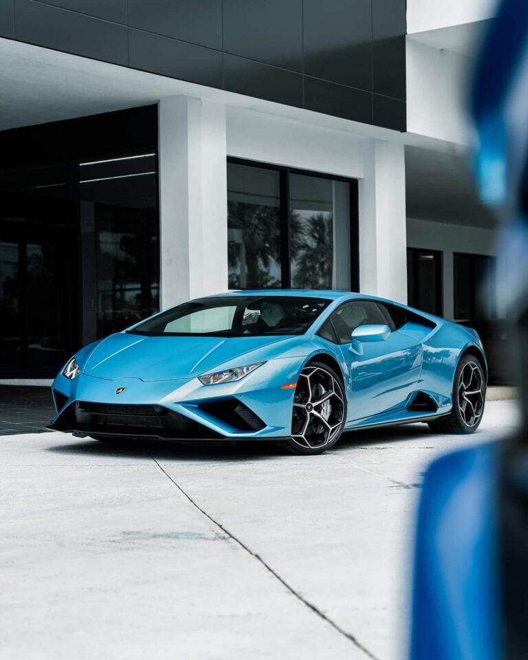 Lamborghini Huracan Evo RWD Blu Aegir – Havets Kraft På Land!