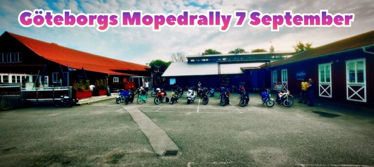 Göteborg Mopedrally 7 September: En Hyllning till Moppekulturen vid Göteborg Motorfestival!