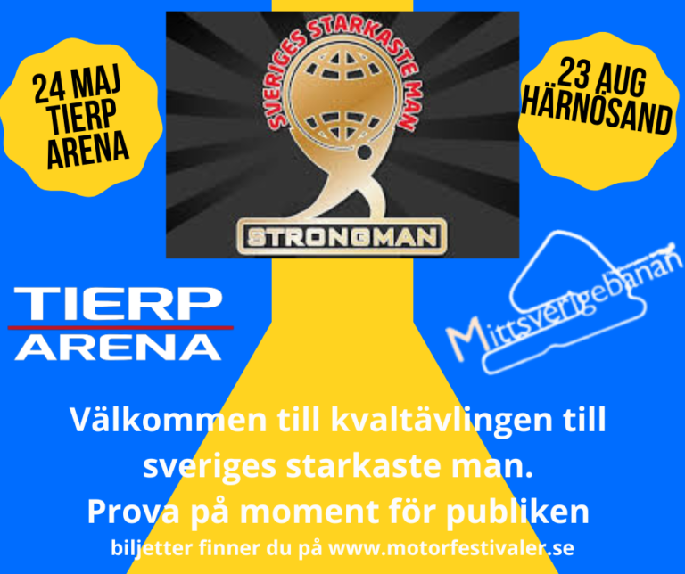 Motorfestivalerna 2025: När Sveriges Starkaste Man Tar Scenen!