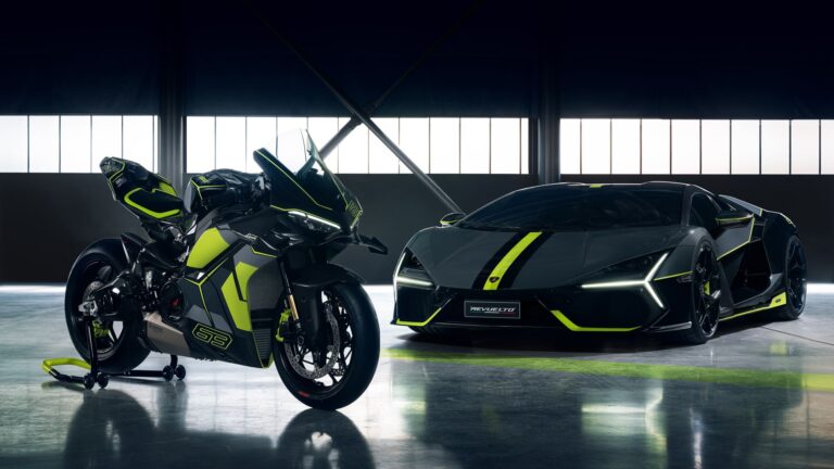 Ducati Panigale V4 Lamborghini – När Motorvärldens Två ikoner Smälter samman i Ren Italiensk Magi!