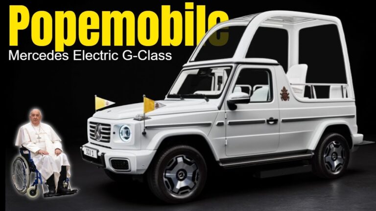 Heliga Uppdraget på Fyra hjul som hyllar Påven – Påvens G-Wagon Är & kommer Alltid Förbli en Legendarisk Ikon!