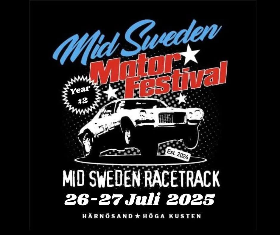Motorfeber i Norrland – Dubbla Festivaler med Racing, Bankörning & Motorkultur vid Mittsverigebanan