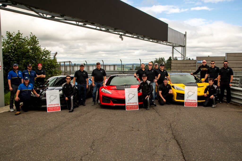 Corvette-eran tar Nürburgring med storm – Trippelsuccé för Z06, ZR1 och ZR1X