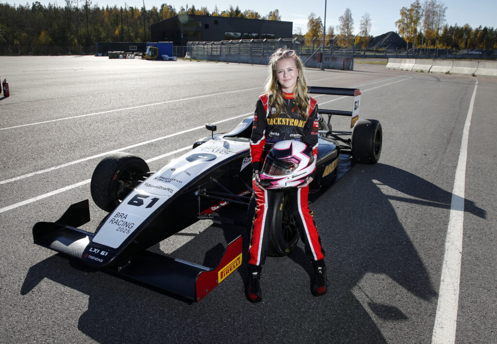Alexia Danielsson är klar för start i Formula 4 CEZ säsongen 2026. Photo Patrik C Österberg -Mediabild